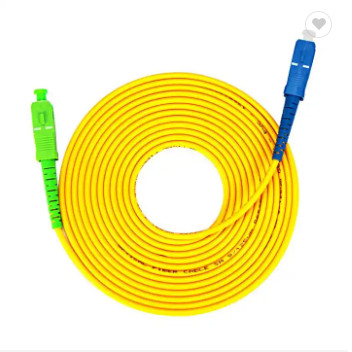 Sc a fibra ottica semplice UPC APC del cavo di toppa di 3meters 3.0mm G652D