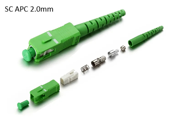 Sc doppio UPC APC di simplex di fibra ottica del connettore dell'OEM 3mm di FTTH