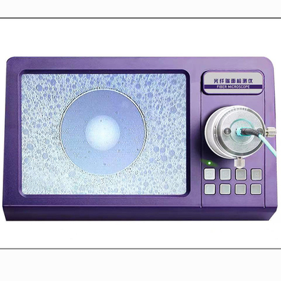 Rivelatore di fibra ottica blu porpora del fronte dell'estremità della fibra del microscopio di 200X 400X