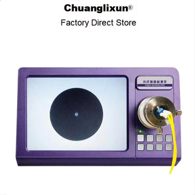 Microscopio di ispezione a fibra viola con display da 8" FTF 800*600PIX