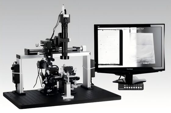 CLX Alta precisione ± 0,1 μm PLC a sette assi Sistema di accoppiamento ottico a coppia automatica Attrezzatura di allineamento delle fibre per la comunicazione ottica