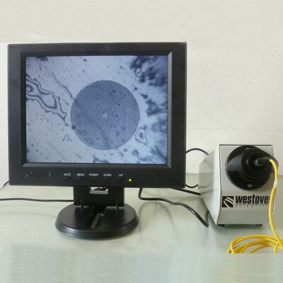 High Definition Benchtop Fiber Optic Microscope with 400x Magnification for Fiber End-Face Inspection