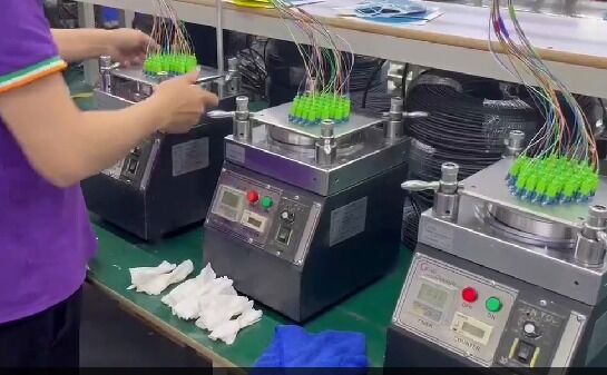 48 porte LC PC Jig di lucidatura in fibra ottica con acciaio inossidabile indurito per macinazione ad alta efficienza