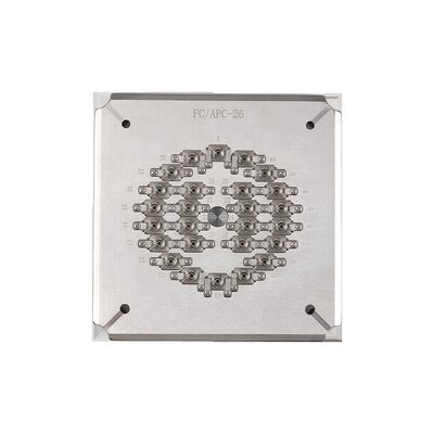 26 Port FC APC Fabbricazione di lucidatura in fibra ottica con acciaio inossidabile indurito S136 e compressione indipendente