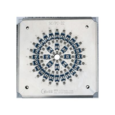 32 Connettore a fori Fabbrica di lucidatura SC/UPC con apparecchio di lucidatura in fibra ottica S136 in acciaio inossidabile temperato