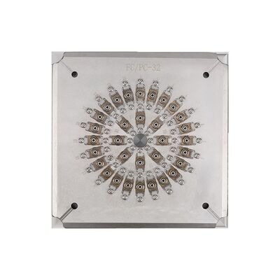 Jig di lucidatura in fibra ottica S2316 in acciaio inossidabile indurito per connettori FC con capacità 24/32/36 e perdita di inserimento ≤ 0,20 dB