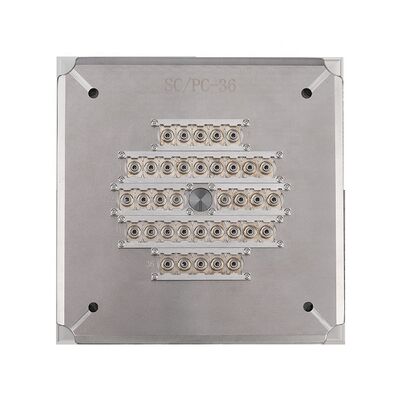 Jig di lucidatura in fibra ottica S2316 in acciaio inossidabile indurito per connettori FC con capacità 24/32/36 e perdita di inserimento ≤ 0,20 dB