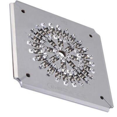 Hardened Stainless Steel S136 32 Core Connector Polishing Fixture for High-Quality Polished End Faces