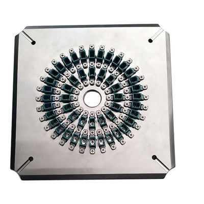 Maschera di lucidatura del dispositivo di LC UPC di 48 porti resistente all'uso per il connettore ottico della fibra