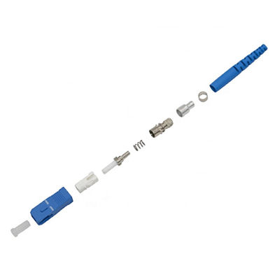 Connettori blu del cavo di toppa della fibra