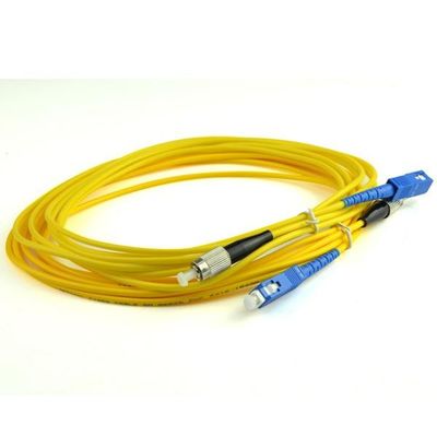 Sc a fibra ottica all'aperto di goccia del cavo di toppa di ROHS al cavo di toppa di Fc 3.0mm 2m