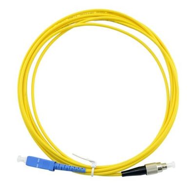 Sc a fibra ottica all'aperto di goccia del cavo di toppa di ROHS al cavo di toppa di Fc 3.0mm 2m