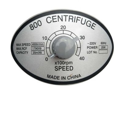 centrifuga ad alta velocità da tavolino della macchina di fabbricazione del cavo di toppa della fibra 400-4000Rpm