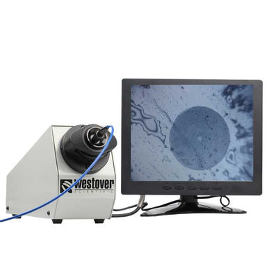 microscopio a fibra ottica di ispezione 20X, microscopio di fibra ottica con video esposizione