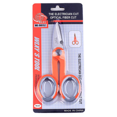Taglierina del Kevlar degli strumenti del cavo a fibre ottiche dell'arancia 14.5cm per il saltatore della treccia della fibra