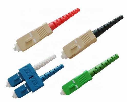 Connettore dello Sc dei connettori APC del cavo di toppa della fibra mista di multimedia