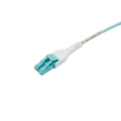 Connettore duplex di LC del cavo a fibre ottiche SM/OM3/OM4 per il cavo di toppa corazzato