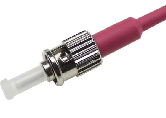 Connettore a fibra ottica della st del connettore di cavo a fibre ottiche di FTTH con lo stivale di 0.9mm