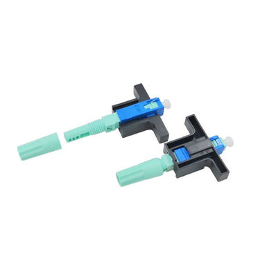ISO9001 connettori veloci a fibra ottica dello Sc UPC per il cavo a fibre ottiche di FTTH 0.9/2.0/3.0mm