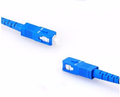Cavo a fibra ottica dell'interno militare del cavo di toppa di FTTH con il connettore maschio dello Sc UPC