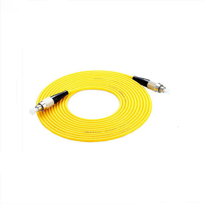 G657A2 Sc a fibra ottica giallo Upc al cavo semplice di singolo modo del cavo di toppa dello Sc APC
