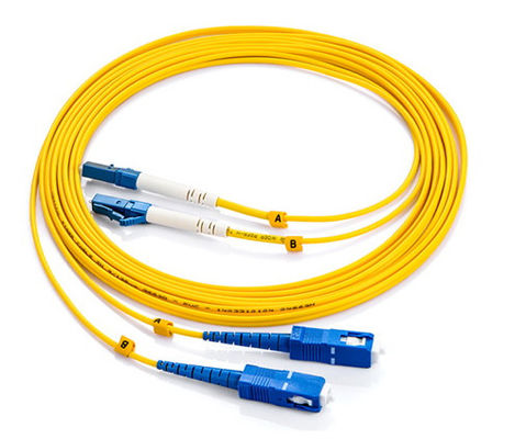 Saltatore di LAN Single Mode Optical Fiber, cavo di toppa della fibra dello Sc Lc dell'attrezzatura di prova