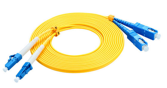 Saltatore di LAN Single Mode Optical Fiber, cavo di toppa della fibra dello Sc Lc dell'attrezzatura di prova