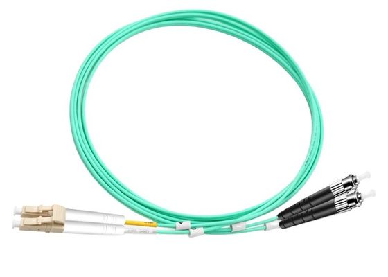 st a fibra ottica duplex mista 2m di 2.0mm a perdita di inserzione bassa del cavo di toppa di Lc OM3