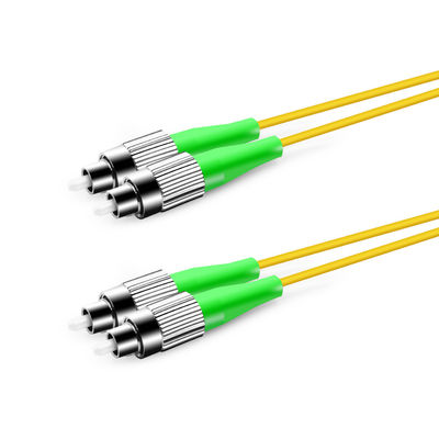 Cavo di toppa a fibra ottica semplice di MP 9/125 Zipcord FC APC per la rete di FTTH FTTB FTTX