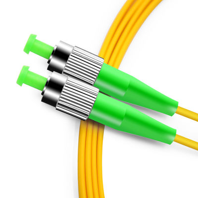 Cavo di toppa a fibra ottica semplice di MP 9/125 Zipcord FC APC per la rete di FTTH FTTB FTTX