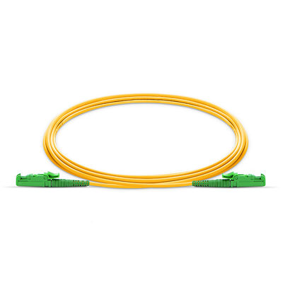 Connettore a fibra ottica di UPC APC di singolo modo della treccia del singolo centro E2000