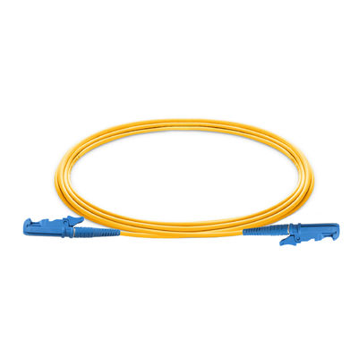 Connettore a fibra ottica di UPC APC di singolo modo della treccia del singolo centro E2000