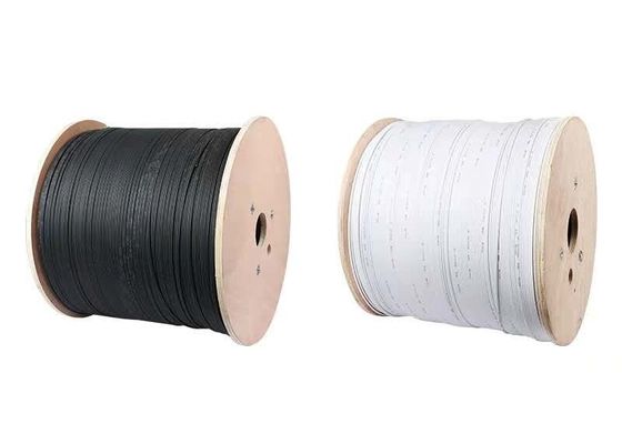 Messaggero d'acciaio all'aperto Wire, G657 FTTH 2 4 di FRP 1 cavo a fibre ottiche del centro