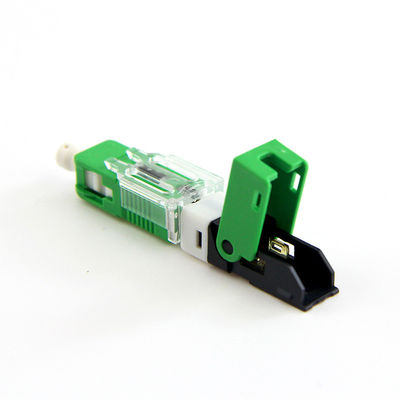 0.3dB Max Loss Optical Fiber Connector, le Telecomunicazioni cablano il connettore di cavo veloce di Ftth