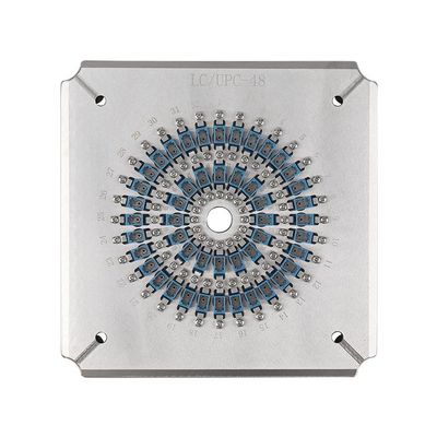 Maschera di lucidatura del dispositivo di LC UPC di 48 porti resistente all'uso per il connettore ottico della fibra